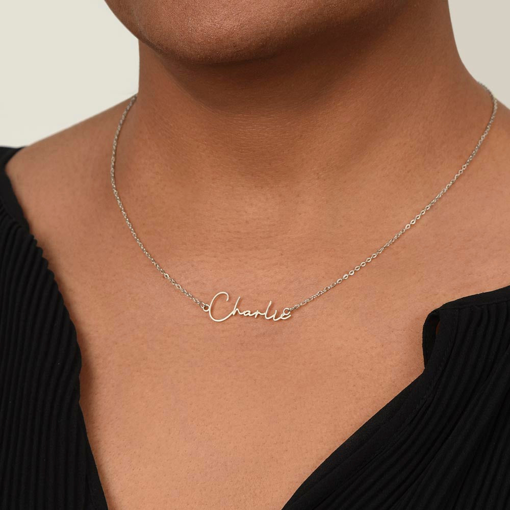 Name Necklace {Customizable}